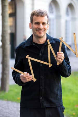 Michael Fässler mit einem Meter