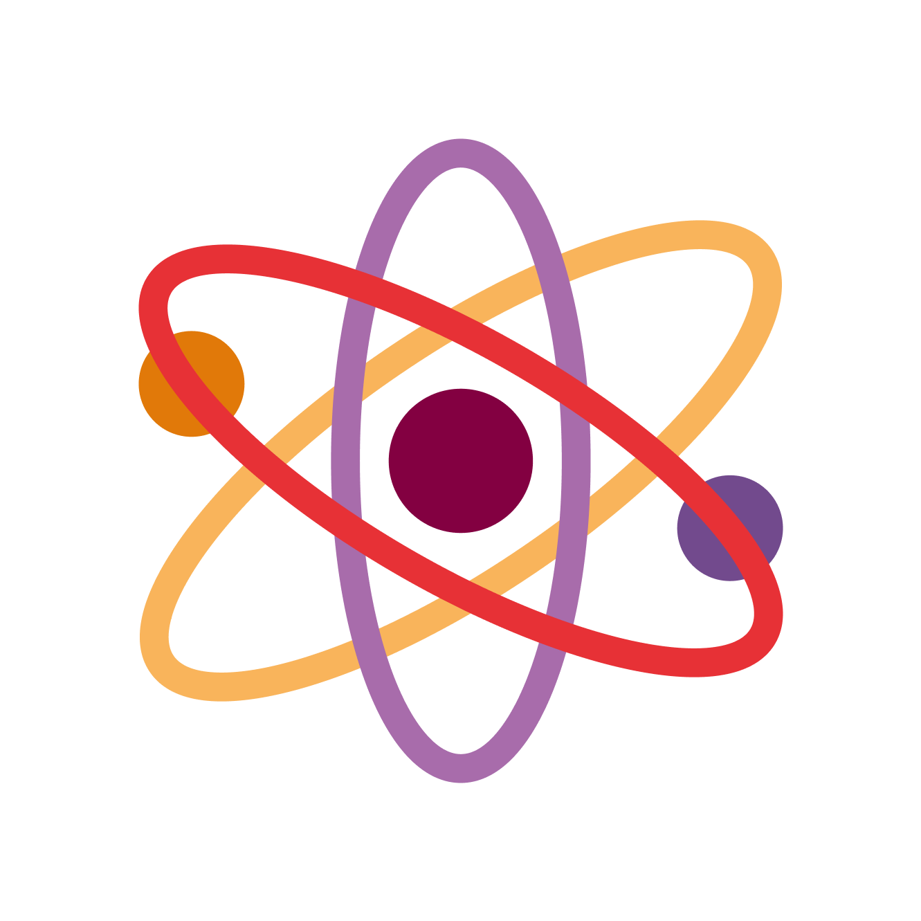 Icon Förderbereich Wissenschaft in Form eines Atoms