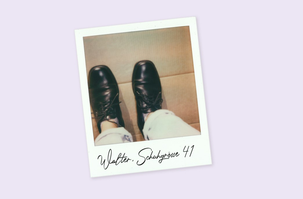 Foto von den Schuhen von Walter